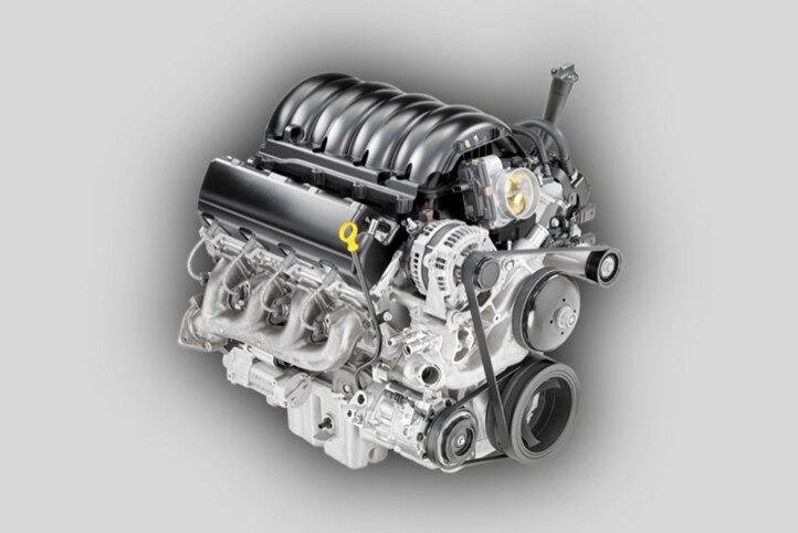 Motor 6.2L con potencia de 425 HP y 460 lb-pie de torque