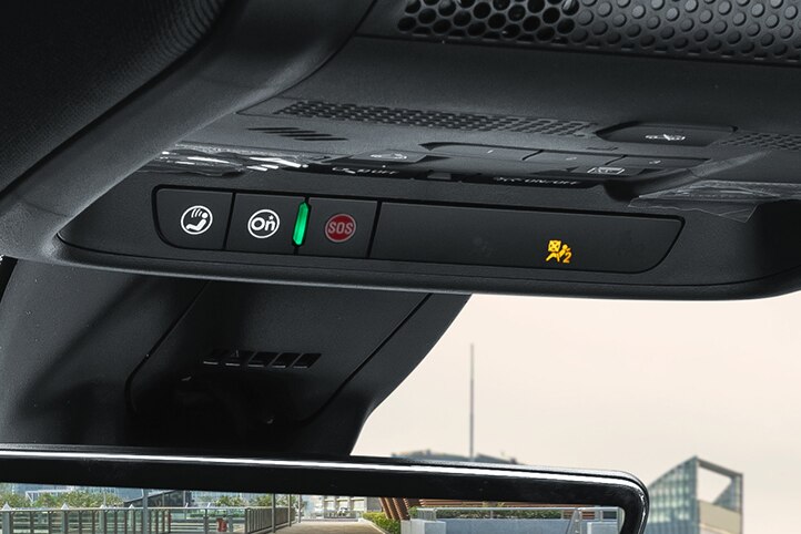 Botón de Onstar que brinda respuesta automática de accidentes, asistencia de vehículos robados y más
